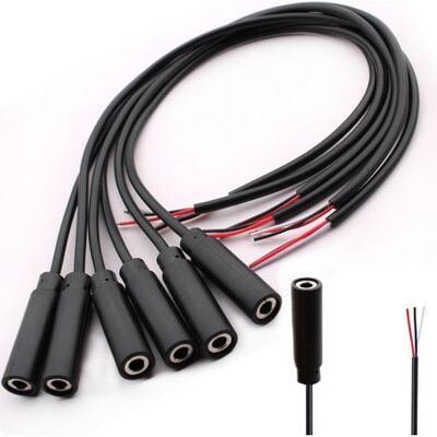 OEM Conectores Hembra Trs De 3,5 Mm Y 3 Polos Para Cable De Audio De 3,5 Mm, Conector Estéreo De 3,5 Mm, Conector De 3,5 Mm Para Soldar, Para Reparación De Cables De Audio (30 Cm) OEM Conectores Hembra Trs De 3,5 Mm Y 3 Polos Para Cable De Audio De 3,5 Mm, Conector Estéreo De 3,5 Mm, Conector De 3,5 Mm Para Soldar, Para Reparación De Cables De Audio (30 Cm)