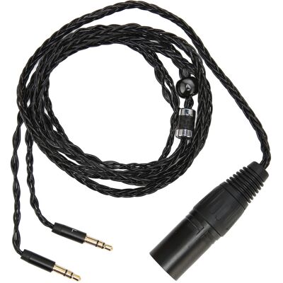 OEM 1 Câble Casque Xlr 4 Broches Vers Double Jack 3,5 Mm, Cuivre Argenté Tressé, 2 Mètres, Pour Écouteurs Audio Haute Résolution OEM 1 Câble Casque Xlr 4 Broches Vers Double Jack 3,5 Mm, Cuivre Argenté Tressé, 2 Mètres, Pour Écouteurs Audio Haute Résolution