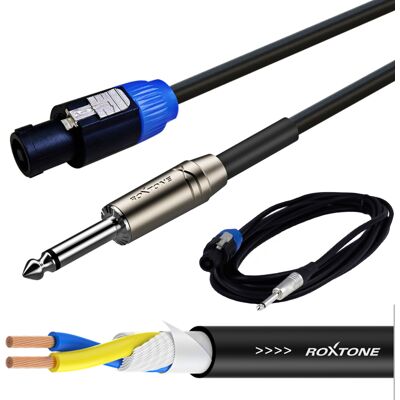 OEM Cable Para Altavoz 2 X 1,0 Mm² Conector/jack Para Altavoz 6,3 Mm 10 M Roxtone Sssj210l10 OEM Cable Para Altavoz 2 X 1,0 Mm² Conector/jack Para Altavoz 6,3 Mm 10 M Roxtone Sssj210l10
