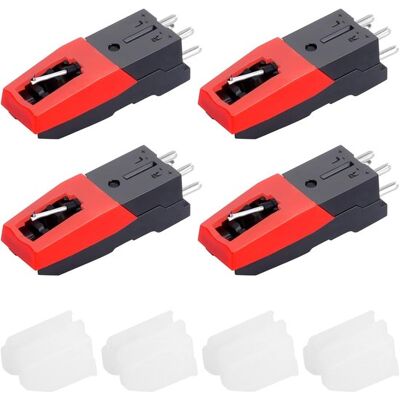 OEM Aguja Para Tocadiscos - 4 Agujas De Repuesto Para Tocadiscos OEM Aguja Para Tocadiscos - 4 Agujas De Repuesto Para Tocadiscos