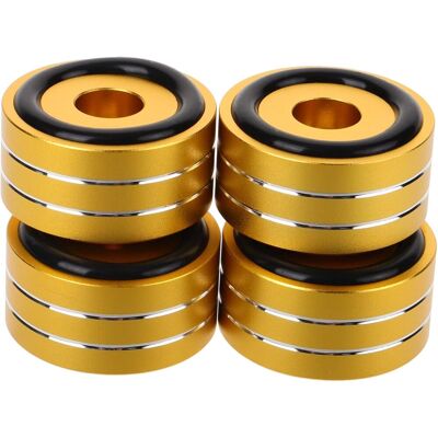 LARGEIGHT 4 Juegos De Almohadillas Antideslizantes Para Altavoces, Anillos De Protección Estable Para Amplificadores Y Altavoces. LARGEIGHT 4 Juegos De Almohadillas Antideslizantes Para Altavoces, Anillos De Protección Estable Para Amplificadores Y Altavoces.