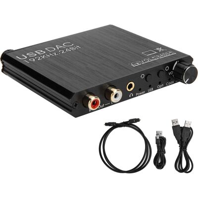 OEM 1 Convertisseur Audio Numérique-analogique, Entrée Optique Coaxiale, Sortie Rca Jack 3,5 Mm, Réglage Volume Basses, Pour Système Hi-fi Casque OEM 1 Convertisseur Audio Numérique-analogique, Entrée Optique Coaxiale, Sortie Rca Jack 3,5 Mm, Réglage Volume Basses, Pour Système Hi-fi Casque