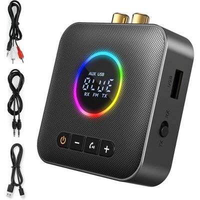 OEM Transmisor Y Receptor Bluetooth 5.4 2 En 1: Adaptador De Audio Inalámbrico Con Entrada Auxiliar De 3,5 Mm Y Conector Usb,tableta Y Receptor Av OEM Transmisor Y Receptor Bluetooth 5.4 2 En 1: Adaptador De Audio Inalámbrico Con Entrada Auxiliar De 3,5 Mm Y Conector Usb,tableta Y Receptor Av
