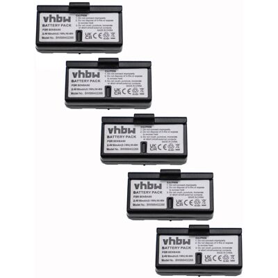 5x Batería Compatible Con Sennheiser Is 490, Hdi 490, Is 450, Ir 180, Hdi 550, Is 200 Auriculares Inalámbricos, Cascos (60 Mah, 2,4 V, Nimh) - Vhbw 5x Batería Compatible Con Sennheiser Is 490, Hdi 490, Is 450, Ir 180, Hdi 550, Is 200 Auriculares Inalámbricos, Cascos (60 Mah, 2,4 V, Nimh) - Vhbw