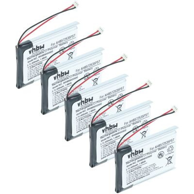 Vhbw 5x Batería Reemplaza Jabra Ahb572535pst Para Auriculares Inalámbricos, Cascos (400 Mah, 3,7 V, Li-poli) Vhbw 5x Batería Reemplaza Jabra Ahb572535pst Para Auriculares Inalámbricos, Cascos (400 Mah, 3,7 V, Li-poli)