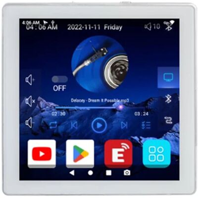 OEM Sistema Android 10.0, 8 Ohmios, Wifi, Amplificador Estéreo De Cine En Casa De 4x25w Para Música De Fondo, Montaje En Pared Blanco OEM Sistema Android 10.0, 8 Ohmios, Wifi, Amplificador Estéreo De Cine En Casa De 4x25w Para Música De Fondo, Montaje En Pared Blanco