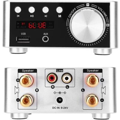 OEM Amplificateur Hifi - - Zer-7329026996566 - 50w X 2 - Sans Fil - Carte Mémoire OEM Amplificateur Hifi - - Zer-7329026996566 - 50w X 2 - Sans Fil - Carte Mémoire