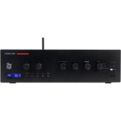 Fonestar - Amplificador Pa 60wrms 2zonas Bt/usb/mp3/fm Prox-60z Fonestar - Amplificador Pa 60wrms 2zonas Bt/usb/mp3/fm Prox-60z