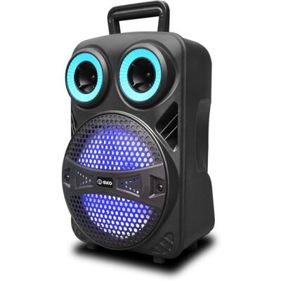 Elco - Altavoz Trolley Efectos Luz Usb - 25 W Elco - Altavoz Trolley Efectos Luz Usb - 25 W