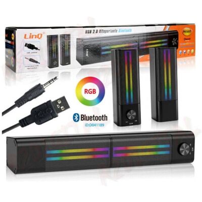 TRADE SHOP TRAESIO Trade Shop - Casse Soundbar Barra Audio Usb 2.0 Speaker Blutooth Led Rgb Home Theatre Pk6807 - TRADE SHOP TRAESIO Trade Shop - Casse Soundbar Barra Audio Usb 2.0 Speaker Blutooth Led Rgb Home Theatre Pk6807 -