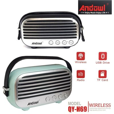 TRADE SHOP TRAESIO Trade Shop - Cassa Speaker Wireless Portatile Ricaricabile Micro Sd Usb Bluetooth Radio Fm - TRADE SHOP TRAESIO Trade Shop - Cassa Speaker Wireless Portatile Ricaricabile Micro Sd Usb Bluetooth Radio Fm -