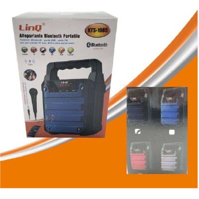 TRADE SHOP TRAESIO Trade Shop - Altoparlante Cassa Bluetooth Portatile Kts-1085 Radio Fm Tf Usb Reader - TRADE SHOP TRAESIO Trade Shop - Altoparlante Cassa Bluetooth Portatile Kts-1085 Radio Fm Tf Usb Reader -