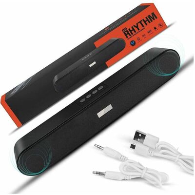 TRADE SHOP TRAESIO Trade Shop - Mini Soundbar Speaker Bluetooth Challenge 5.0 Km-a25 Wireless - TRADE SHOP TRAESIO Trade Shop - Mini Soundbar Speaker Bluetooth Challenge 5.0 Km-a25 Wireless -