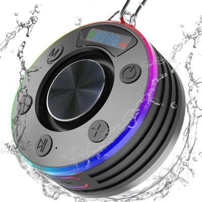 OEM Mini Altavoz Bluetooth - Resistente Al Agua Ipx5 - 2 Altavoces - Luces De Colores - Usb OEM Mini Altavoz Bluetooth - Resistente Al Agua Ipx5 - 2 Altavoces - Luces De Colores - Usb