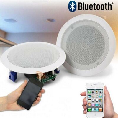 Trade Shop Altavoces de Techo Bluetooth 21cm - 20W Trade Shop Altavoces de Techo Bluetooth 21cm - 20W