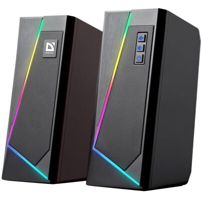 Altavoz Bluetooth Portátil Defender - 65103 - Negro - 10W - Bluetooth 2.0 - Luz RGB Altavoz Bluetooth Portátil Defender - 65103 - Negro - 10W - Bluetooth 2.0 - Luz RGB