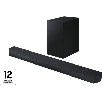 Barra De Sonido Samsung Hw-q600h Q-series Dolby Atmos 3.1.2 380 W Subwoofer Inalámbrico Negro Titanio Barra De Sonido Samsung Hw-q600h Q-series Dolby Atmos 3.1.2 380 W Subwoofer Inalámbrico Negro Titanio