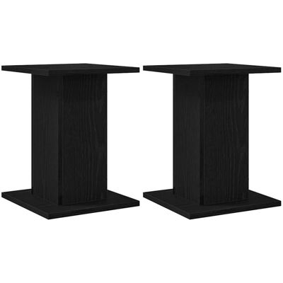 VADAXL Vidaxl Soportes Para Altavoces 2 Uds. Roble Negro 30 X 30 X 40 Cm VADAXL Vidaxl Soportes Para Altavoces 2 Uds. Roble Negro 30 X 30 X 40 Cm