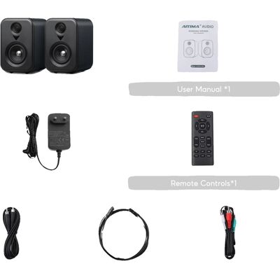 OEM Altavoces De Estantería, Conectividad Bluetooth, Modos De Sonido De Alta Resolución, Color Negro, Alimentación Europea. OEM Altavoces De Estantería, Conectividad Bluetooth, Modos De Sonido De Alta Resolución, Color Negro, Alimentación Europea.