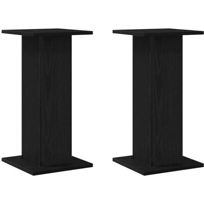 VADAXL Vidaxl Soportes Para Altavoces 2 Uds. Roble Negro 30 X 30 X 60 Cm VADAXL Vidaxl Soportes Para Altavoces 2 Uds. Roble Negro 30 X 30 X 60 Cm