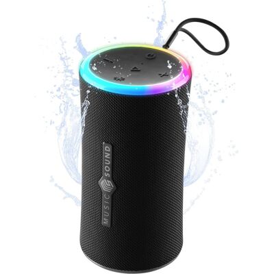Music Sound - Altavoz Bluetooth Portátil 20W Aura 20 - Negro Music Sound - Altavoz Bluetooth Portátil 20W Aura 20 - Negro