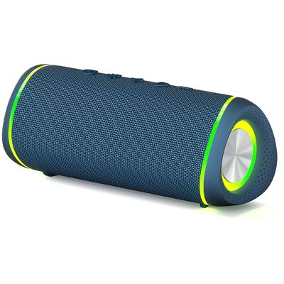 FORIOUS Altavoz Bluetooth Portátil De 16 W Con Efectos De Luz, Bluetooth 5.3 E Interfaz Aux. Color Azul. FORIOUS Altavoz Bluetooth Portátil De 16 W Con Efectos De Luz, Bluetooth 5.3 E Interfaz Aux. Color Azul.