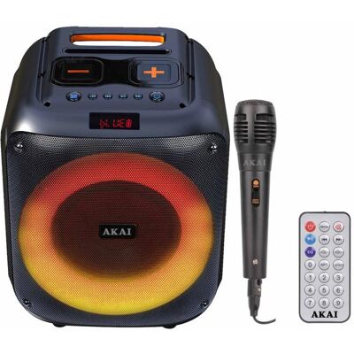 Altavoz Portátil Akai ABTS-V30 - Bluetooth, 40W, LED, RGB, Micrófono Altavoz Portátil Akai ABTS-V30 - Bluetooth, 40W, LED, RGB, Micrófono