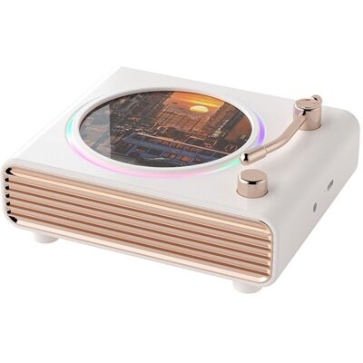 OEM Altavoz Portátil Retro Blanco, Barra De Sonido Para Montaje En Pared Con Graves Potentes, Luz Ambiental Colorida Y Reproductor De Música Mp3. OEM Altavoz Portátil Retro Blanco, Barra De Sonido Para Montaje En Pared Con Graves Potentes, Luz Ambiental Colorida Y Reproductor De Música Mp3.