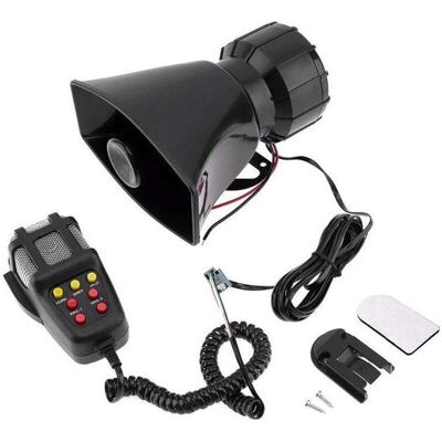 OEM Sonido Universal De Alarma De Coche De Motocicleta Bocina De 7 Tonos 12v 100w Altavoz De Bocina De Sirena De Policía (negro) OEM Sonido Universal De Alarma De Coche De Motocicleta Bocina De 7 Tonos 12v 100w Altavoz De Bocina De Sirena De Policía (negro)
