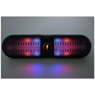 TRADE SHOP TRAESIO Trade Shop - Altavoz Bluetooth B16 Pill Pulse Led Inalámbrico Bluetooth 3.0 Altavoces - TRADE SHOP TRAESIO Trade Shop - Altavoz Bluetooth B16 Pill Pulse Led Inalámbrico Bluetooth 3.0 Altavoces -