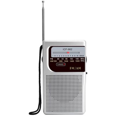 OEM Mini Radio Fm-am A Pilas -962, Batería De Larga Duración, Mejor Recepción Para Correr, Caminar O Volver A Casa. OEM Mini Radio Fm-am A Pilas -962, Batería De Larga Duración, Mejor Recepción Para Correr, Caminar O Volver A Casa.