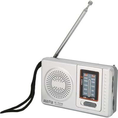 OEM Radio Portátil Am/fm A Pilas – Antena Telescópica De Largo Alcance – Excelente Recepción Y Calidad De Sonido – Compacta Y Ligera (79 G) OEM Radio Portátil Am/fm A Pilas – Antena Telescópica De Largo Alcance – Excelente Recepción Y Calidad De Sonido – Compacta Y Ligera (79 G)