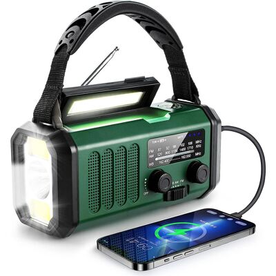 OEM Radio Portátil De Supervivencia Con Energía Solar, Linterna Con Generador De Manivela, Receptor Usb-c/fm, Fuente De Alimentación Móvil, Para Radios De Maleta/emergencia Con Generador Y Células Solares OEM Radio Portátil De Supervivencia Con Energía Solar, Linterna Con Generador De Manivela, Receptor Usb-c/fm, Fuente De Alimentación Móvil, Para Radios De Maleta/emergencia Con Generador Y Células Solares