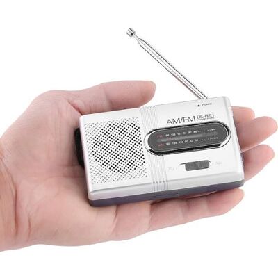 OEM Radio Estéreo Portátil Mini - Am/fm, Funciona Con Pilas, Antena Telescópica, Altavoz Grande, Toma De Auriculares OEM Radio Estéreo Portátil Mini - Am/fm, Funciona Con Pilas, Antena Telescópica, Altavoz Grande, Toma De Auriculares