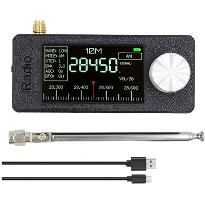 OEM Radio Portátil Si4732 0.5-108mhz Lsb Usb Am Fm Radio De Bolsillo Pantalla Ips De 1.9 Pulgadas Radio Fm/am Sw Mw Vhf OEM Radio Portátil Si4732 0.5-108mhz Lsb Usb Am Fm Radio De Bolsillo Pantalla Ips De 1.9 Pulgadas Radio Fm/am Sw Mw Vhf
