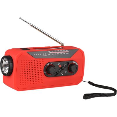 OEM Radio Solar De Emergencia Con Manivela, Batería Recargable, Alarma Sos, Radio Am/fm, Potente Linterna, Conector Para Auriculares Y Puerto Usb, Ideal Para Acampar Y Hacer Senderismo. OEM Radio Solar De Emergencia Con Manivela, Batería Recargable, Alarma Sos, Radio Am/fm, Potente Linterna, Conector Para Auriculares Y Puerto Usb, Ideal Para Acampar Y Hacer Senderismo.