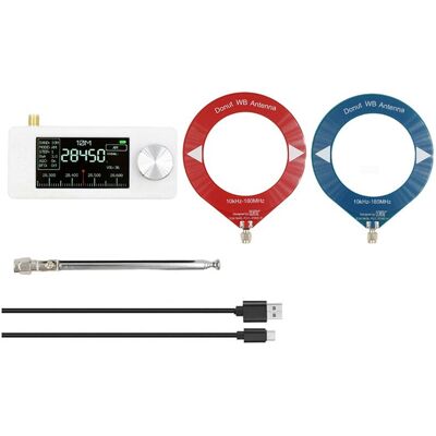 OEM Receptor De Radio Portátil Si4732 10khz-180mhz Am Fm Sw Mw Vhf Con 3 Antenas De Bolsillo OEM Receptor De Radio Portátil Si4732 10khz-180mhz Am Fm Sw Mw Vhf Con 3 Antenas De Bolsillo