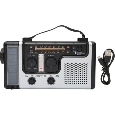 OEM Radio Led De Manivela, Am/fm/sw, Alimentada Por Energía Solar, Portátil, Para Emergencias En Exteriores OEM Radio Led De Manivela, Am/fm/sw, Alimentada Por Energía Solar, Portátil, Para Emergencias En Exteriores