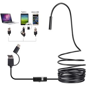 OEM Cámara De Inspección Crezuo 3 En 1 Usb Tipo-c Para Aplicaciones Industriales: Endoscopio, Resistente Al Agua Para Tuberías De Drenaje, Brillo Ajustable, Cámara Hd Negra (longitud: 5 M).-crezuo OEM Cámara De Inspección Crezuo 3 En 1 Usb Tipo-c Para Aplicaciones Industriales: Endoscopio, Resistente Al Agua Para Tuberías De Drenaje, Brillo Ajustable, Cámara Hd Negra (longitud: 5 M).-crezuo