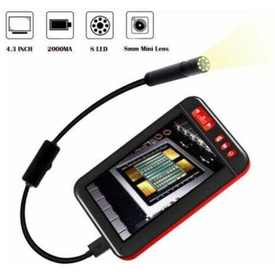 ZHUOXUAN Cámara De Inspección De Boroscopio Industrial De 10m + Pantalla Lcd De 4,3 '' A Prueba De Agua 1080p ZHUOXUAN Cámara De Inspección De Boroscopio Industrial De 10m + Pantalla Lcd De 4,3 '' A Prueba De Agua 1080p