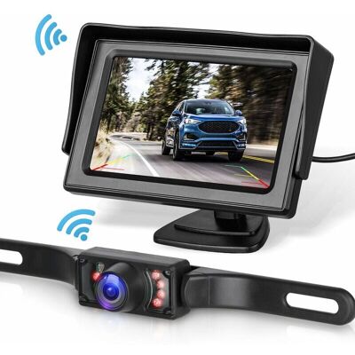 OEM Monitor Para Coche Hd De 5 Pulgadas – Cámara De Marcha Atrás Inalámbrica 2.4g – Visión Nocturna Infrarroja – Resistencia Al Agua Ip68 – Ángulo De 170° -crezuo OEM Monitor Para Coche Hd De 5 Pulgadas – Cámara De Marcha Atrás Inalámbrica 2.4g – Visión Nocturna Infrarroja – Resistencia Al Agua Ip68 – Ángulo De 170° -crezuo