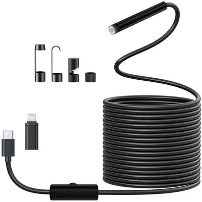 OEM Cámara De Inspección Hd 1920 Resistente Al Agua Ip67 – Cable De 5 M Con 8 Led Ajustables – Compatible Con Android E Ios – Inspección De Fontanería Y Mecánica – Crezuo – Crezuo OEM Cámara De Inspección Hd 1920 Resistente Al Agua Ip67 – Cable De 5 M Con 8 Led Ajustables – Compatible Con Android E Ios – Inspección De Fontanería Y Mecánica – Crezuo – Crezuo