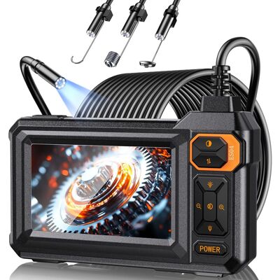 OEM Cámara Endoscópica De 5 M Con Pantalla Y Luz, Cámara Endoscópica Hd De 4,3" Y 1080p, Cámara De Inspección Con 8 Luces Led Ajustables, Cámara De Inspección De Tuberías, Sonda A-es04 De 7,9 Mm Y 5 M OEM Cámara Endoscópica De 5 M Con Pantalla Y Luz, Cámara Endoscópica Hd De 4,3" Y 1080p, Cámara De Inspección Con 8 Luces Led Ajustables, Cámara De Inspección De Tuberías, Sonda A-es04 De 7,9 Mm Y 5 M