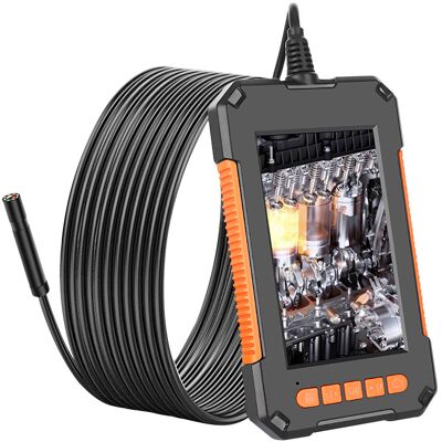 IOOMVOL Cámara De Inspección Endoscópica De Doble Cabezal, Endoscopio Digital De Doble Lente Hd 1080p, Pantalla Lcd De 4,3 Pulgadas, Resistente Al Agua Ip67, Con 8 Luces Led (2 M). IOOMVOL Cámara De Inspección Endoscópica De Doble Cabezal, Endoscopio Digital De Doble Lente Hd 1080p, Pantalla Lcd De 4,3 Pulgadas, Resistente Al Agua Ip67, Con 8 Luces Led (2 M).