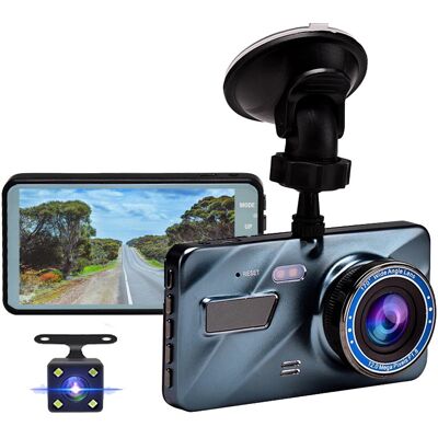 SOEKAVIA Cámara Para Coche Ineasicer, Cámara De Salpicadero Delantera Y Trasera, Grabadora De Doble Lente, 1080p Full Hd, Pantalla De 3.0 Pulgadas, Grabación En Bucle, Sensor, Visión Nocturna, Gran Angular De SOEKAVIA Cámara Para Coche Ineasicer, Cámara De Salpicadero Delantera Y Trasera, Grabadora De Doble Lente, 1080p Full Hd, Pantalla De 3.0 Pulgadas, Grabación En Bucle, Sensor, Visión Nocturna, Gran Angular De