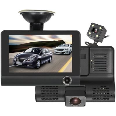 OEM Cámara De Salpicadero Para Coche Full Hd 1080p Con Tarjeta Dvr, Wdr, 3 Lentes Y Visión Nocturna Cw241 OEM Cámara De Salpicadero Para Coche Full Hd 1080p Con Tarjeta Dvr, Wdr, 3 Lentes Y Visión Nocturna Cw241