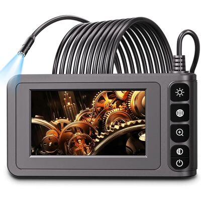 OEM Endoscopio Industrial, Cámara De Inspección Tipo Serpiente Ips De 4,3 Pulgadas, Con 8 Led Ajustables, 7,9 Mm, 5 M, Resistente Al Agua Ip67 OEM Endoscopio Industrial, Cámara De Inspección Tipo Serpiente Ips De 4,3 Pulgadas, Con 8 Led Ajustables, 7,9 Mm, 5 M, Resistente Al Agua Ip67