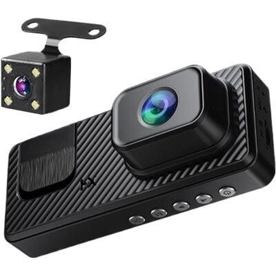 OEM Para Cámara De Salpicadero Grabadora De Conducción De 3 Canales, Grabadora De Imágenes De Visión Trasera Con Wi-fi, Visión Infrarroja 1080p Para Punto Ciego Trasero De Camión OEM Para Cámara De Salpicadero Grabadora De Conducción De 3 Canales, Grabadora De Imágenes De Visión Trasera Con Wi-fi, Visión Infrarroja 1080p Para Punto Ciego Trasero De Camión