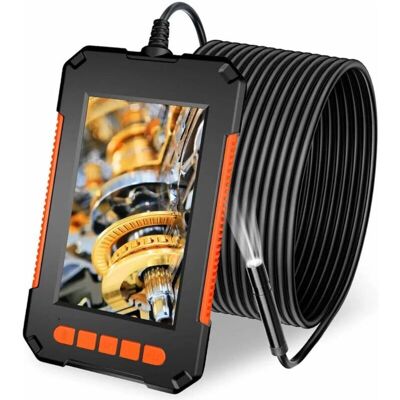 Tonchean – Cámara De Inspección Hd 1080p Resistente Al Agua Ip67 – Pantalla Lcd De 4,3 Pulgadas – Cable Semirrígido De 10 M – Lente De 8 Mm Para Espacios Reducidos Tonchean – Cámara De Inspección Hd 1080p Resistente Al Agua Ip67 – Pantalla Lcd De 4,3 Pulgadas – Cable Semirrígido De 10 M – Lente De 8 Mm Para Espacios Reducidos