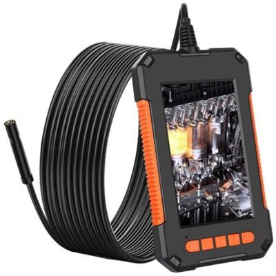 ENSOLEILLE Endoscopio Industrial, Cámara Endoscópica Hd 1080p, Cámara Para Inspección De Tuberías, Pantalla Hd De 4,3 Pulgadas, 8 Luces Led, Cable Semirrígido De 5 M. ENSOLEILLE Endoscopio Industrial, Cámara Endoscópica Hd 1080p, Cámara Para Inspección De Tuberías, Pantalla Hd De 4,3 Pulgadas, 8 Luces Led, Cable Semirrígido De 5 M.